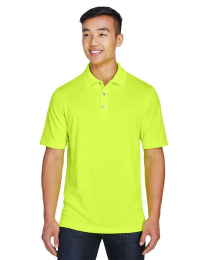 Harriton Men's Advantage Snag Protection Plus IL Snap Placket Polo M345 #colormdl_Safety Yellow