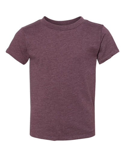 BELLA + CANVAS Toddler Jersey Tee 3001T #color_Heather Maroon