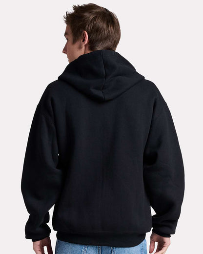 JERZEES Unisex Rugged Full-Zip Hooded Sweatshirt Z12MR #colormdl_Black Ink