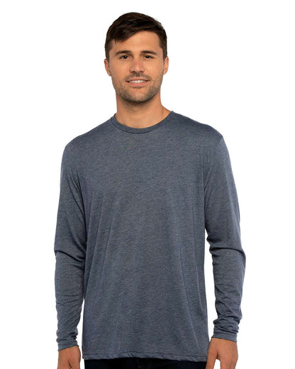 Next Level Triblend Long Sleeve T-Shirt 6071 #colormdl_Indigo