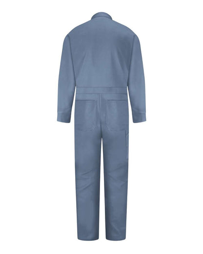 Red Kap Men's Tall Snap-Front Cotton Coverall CC14T #color_Postman Blue