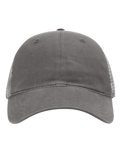 Richardson Garment-Washed Trucker Cap 111 #color_Charcoal