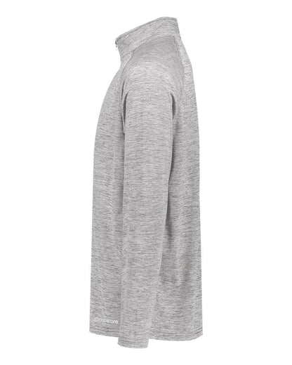 Holloway Men's Electrify CoolCore® Quarter-Zip Pullover 222574 #color_Athletic Grey Heather