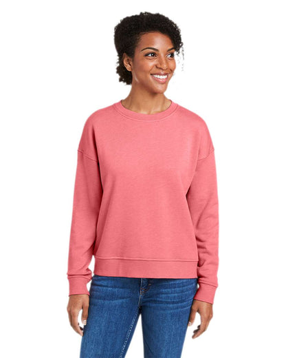 vineyard vines Women's Garment-Dyed Crewneck Sweatshirt K002794 #colormdl_Jetty Red