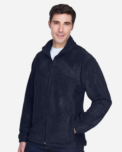 Harriton Men's Tall Full-Zip Fleece M990T #colormdl_Navy