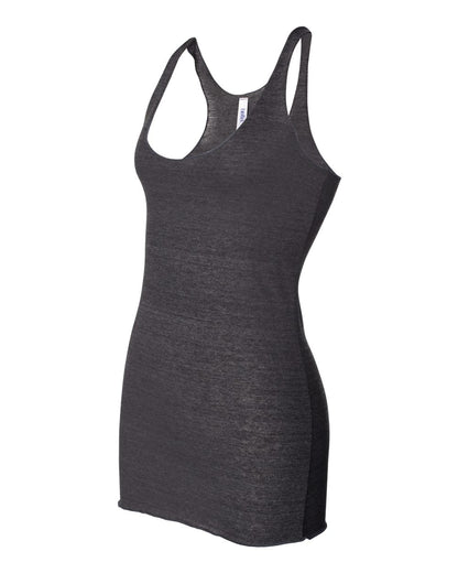 BELLA + CANVAS Women's Triblend Racerback Tank 8430 #color_Charcoal Black Triblend