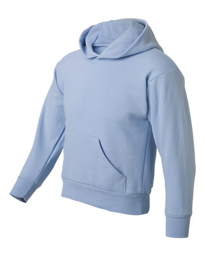 Hanes Youth EcoSmart® Hooded Sweatshirt P473 #color_Light Blue