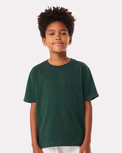 BELLA + CANVAS Youth 6oz. Heavyweight Tee 3010Y #colormdl_Forest