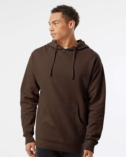 Independent Trading Co. Midweight Hooded Sweatshirt SS4500 #colormdl_Brown