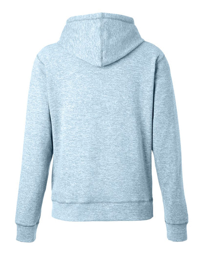 J. America Women's Electric Fleece Hooded Sweatshirt 8742 #color_Electric Sky