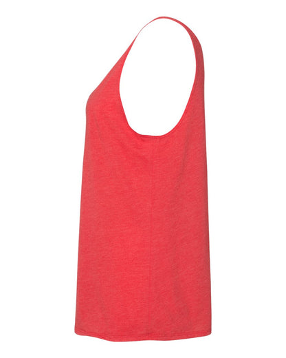 BELLA + CANVAS Women's Slouchy Tank 8838 #color_Red Triblend