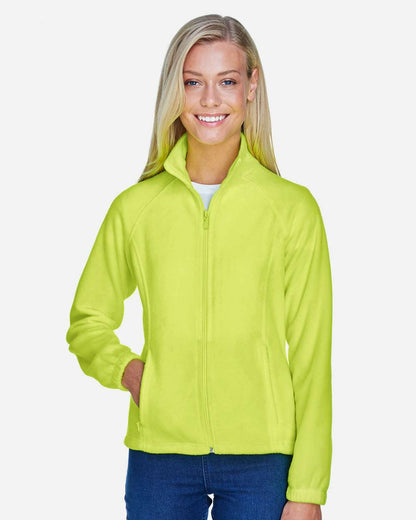 Harriton Women's Full-Zip Fleece M990W #colormdl_Safety Yellow