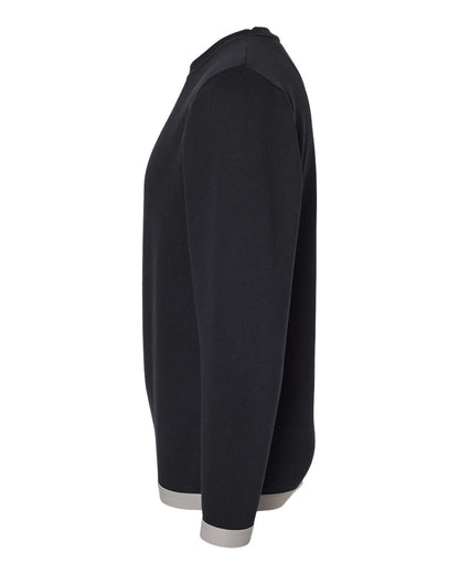 LAT Unisex The Statement Fleece Crewneck Sweatshirt 6789 #color_Black/ Titanium