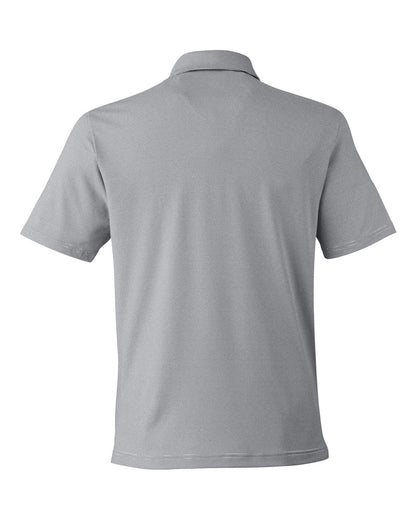 Under Armour Men's Destin Drive Striped Performance Polo 1389853 #color_Mod Grey/ White