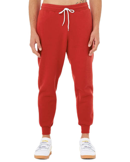 BELLA + CANVAS Sponge Fleece Jogger Sweatpants 3727 #color_Red