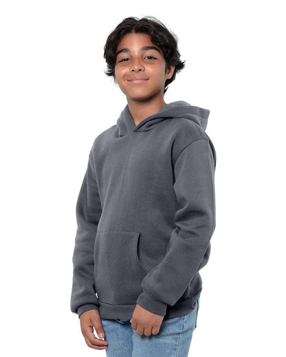 Threadfast Apparel Youth Epic Fleece Pullover Hooded Sweatshirt T2000B #colormdl_Charcoal