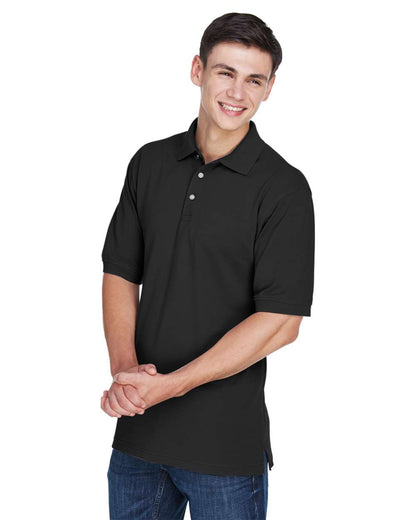 Harriton Men's Easy Blend™ Polo M265 #colormdl_Black