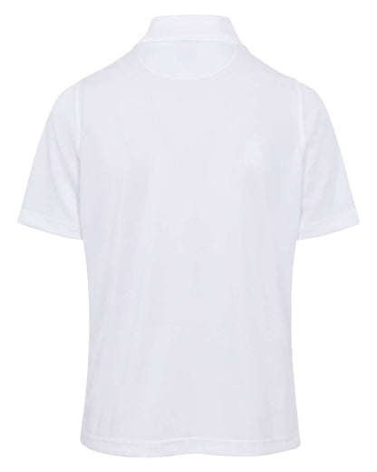 Harriton Women's Advantage Snag Protection Plus Polo M348W #color_White