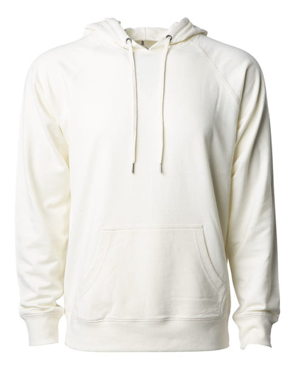 Independent Trading Co. Unisex Icon Lightweight Loopback Terry Hooded Sweatshirt SS1000 #color_Bone