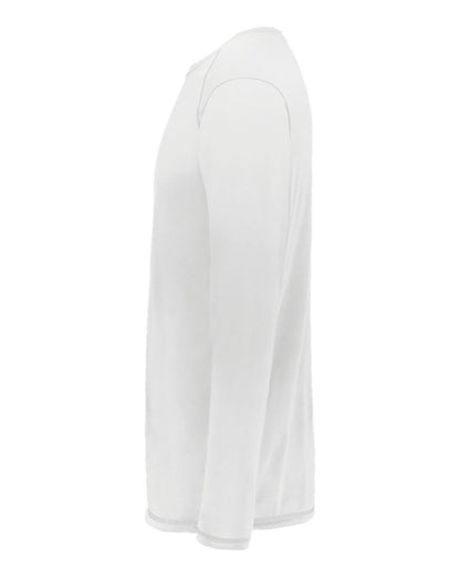 Augusta Sportswear Super Soft-Spun Poly Long Sleeve T-Shirt 6845 #color_White