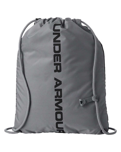 Under Armour Ozsee Sackpack Drawstring Bag 1240539 #color_Black/ Steel