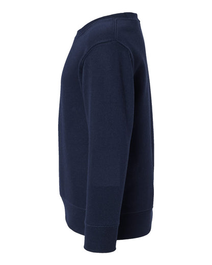 Rabbit Skins Toddler Fleece Crewneck Sweatshirt 3317 #color_Navy
