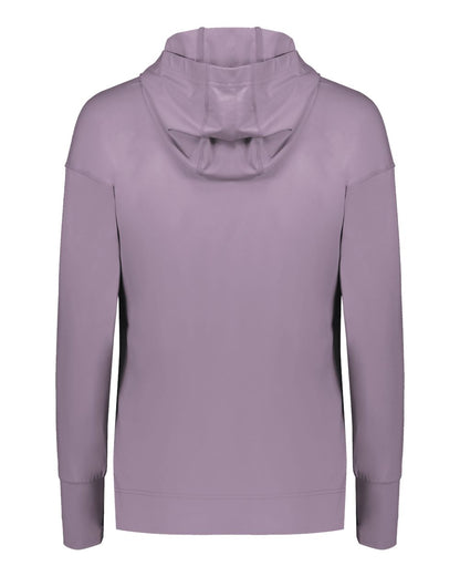 Holloway Women's Eco Revive™ Ventura Soft Knit Hooded Sweatshirt 222798 #color_Lavender