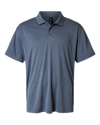 AllPro Men's Pro-Lock Performance Polo 41800 #color_Heather Navy