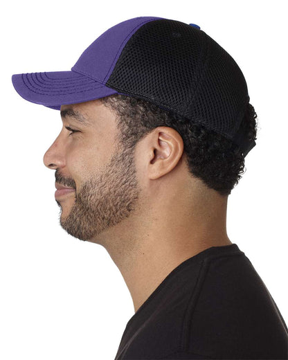 Adams Headwear Fairway Cap FA102 #colormdl_Purple/ Black
