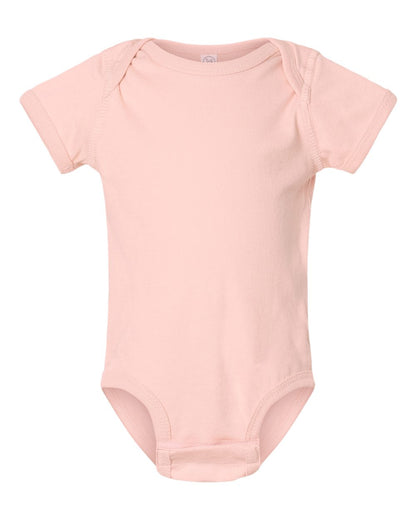 Rabbit Skins Infant Fine Jersey Bodysuit 4424 #color_Blush