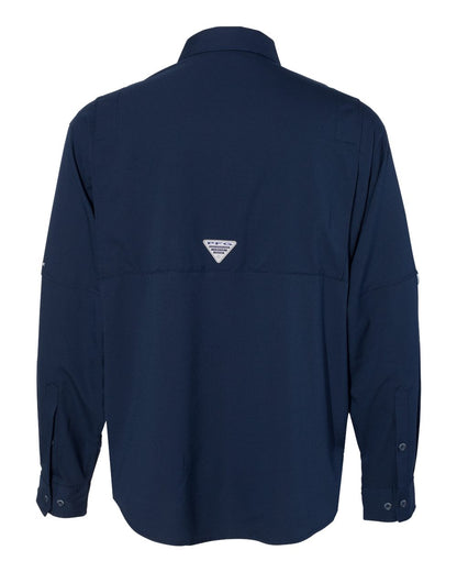 Columbia PFG Tamiami™ II Long Sleeve Shirt 212467 #color_Collegiate Navy