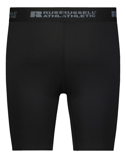 Russell Athletic Unisex CoolCore® Compression Shorts R24CPM #color_Black