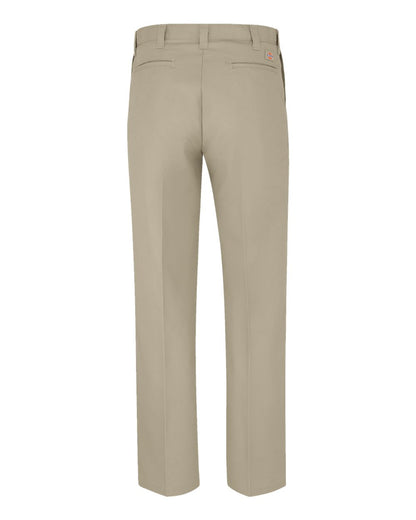 Dickies Men's Industrial Flat Front Pants LP92 #color_Desert Sand - 34I