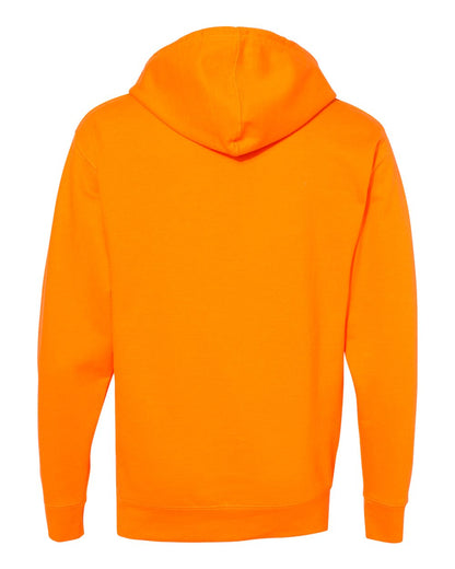 Independent Trading Co. Unisex Midweight Hooded Sweatshirt SS4500 #color_Safety Orange