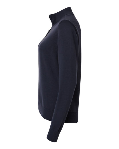 Devon & Jones Women's New Classics Quarter-Zip Sweater DG446W #color_Navy