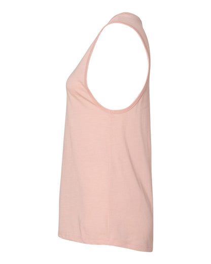 BELLA + CANVAS Women's Jersey Muscle Tank 6003 #color_Heather Peach