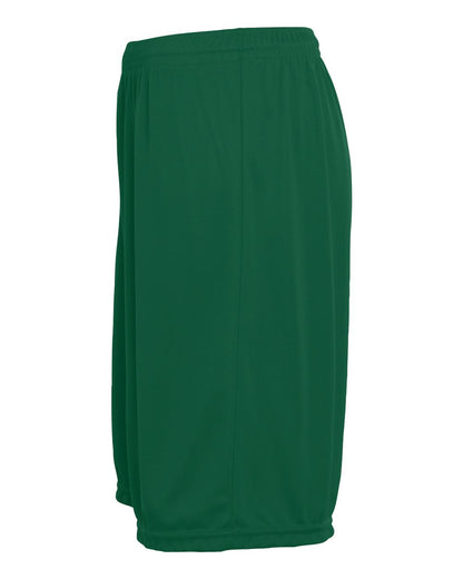 Augusta Sportswear Youth Training Shorts 1421 #color_Dark Green