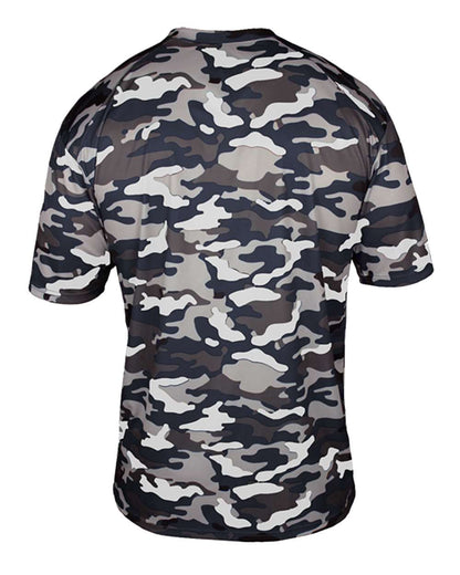 Badger Camo T-Shirt 4181 #color_Navy