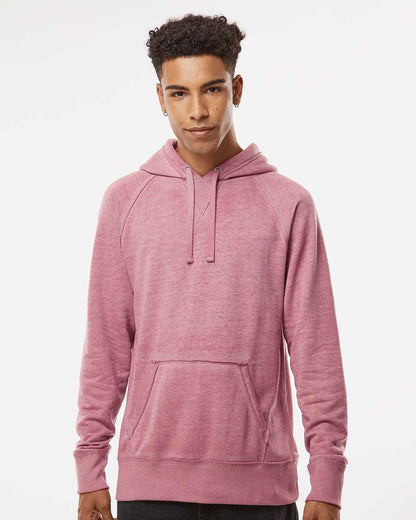 J. America Men's Vintage Zen Fleece Hooded Sweatshirt 8915 #colormdl_Rose