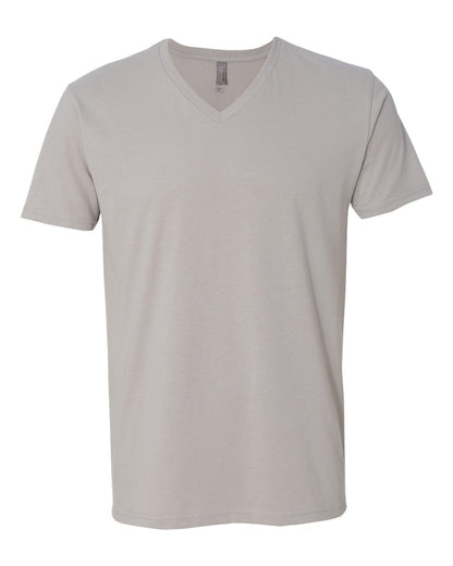 Next Level Sueded V-Neck T-Shirt 6440 #color_Light Grey