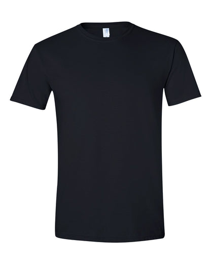 Gildan Unisex Softstyle® T-Shirt 64000 #color_Black