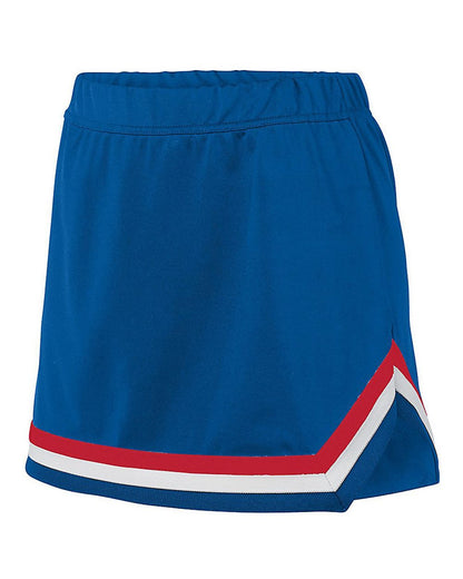 Augusta Sportswear Girls' Pike Skirt 9146 #color_Royal/ Red/ White