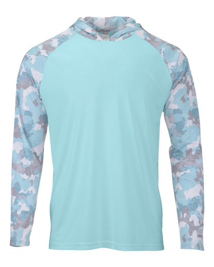 Paragon Unisex Tortuga Extreme Performance Hooded T-Shirt 240 #color_Aqua Blue