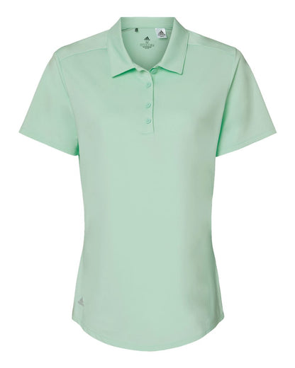 Adidas Women's Ultimate Solid Polo A515 #color_Clear Mint