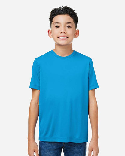 CORE365 Youth Capital Performance T-Shirt CE10Y #colormdl_Electric Blue