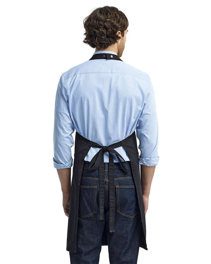 Artisan Collection by Reprime Chino Bib Apron RP132 #colormdl_Black