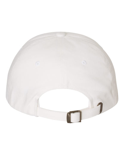 YP Classics Peached Cotton Twill Dad Hat 6245PT #color_White