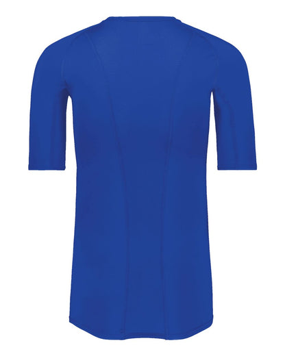 Russell Athletic Unisex CoolCore® Half Sleeve Compression Shirt R21CPM #color_Royal