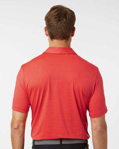 Adidas Men's Textured Stripe Polo A704 #colormdl_Bright Red