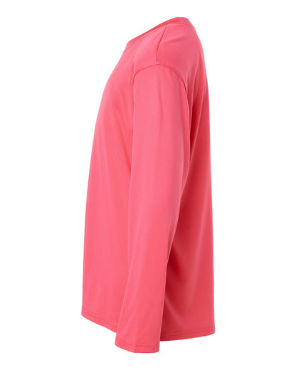 AllPro Youth Pro-Lock Performance Long Sleeve T-Shirt 48400Y #color_Bright Pink